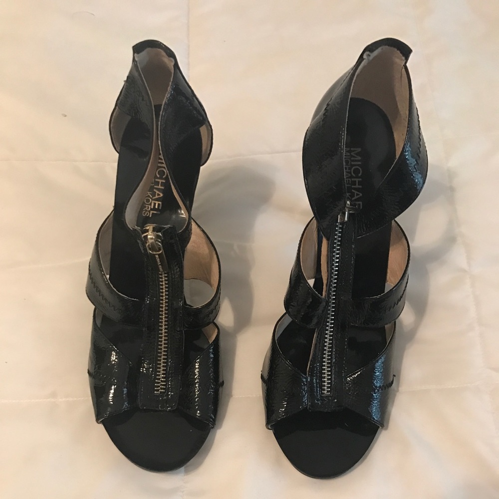 Michael Kors black high heel sandal